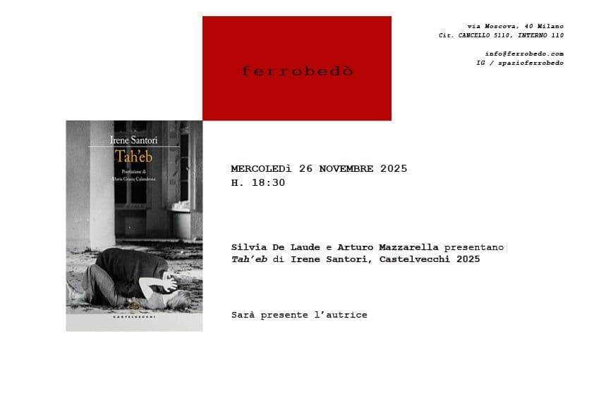 Ferrobedo INVITO 26 Novembre 2025