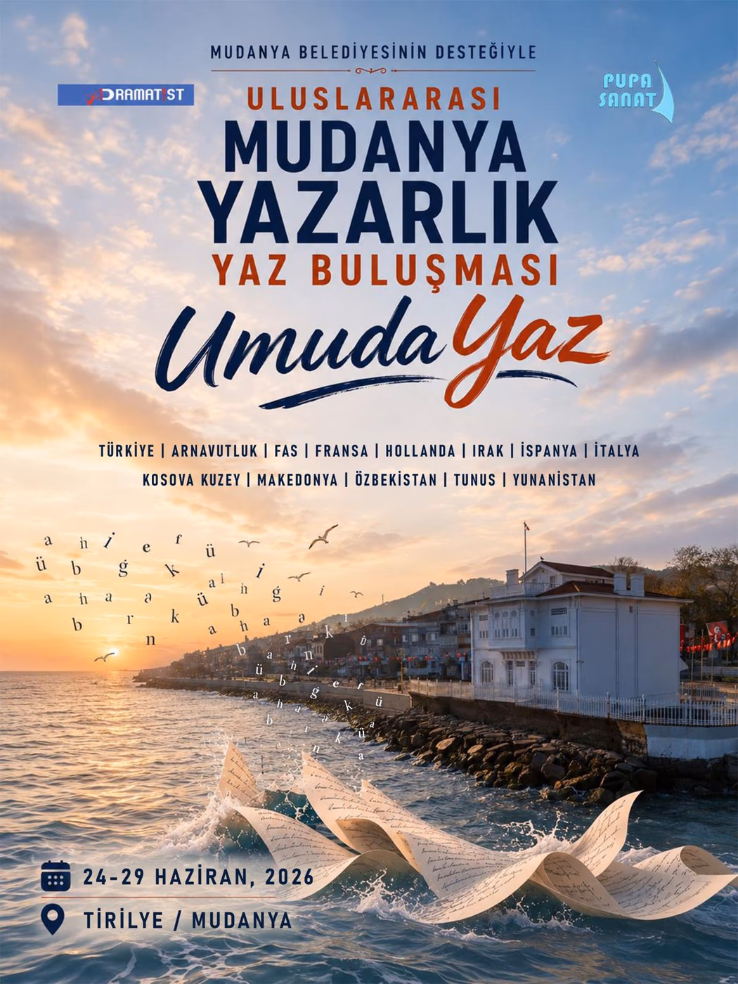 Spettacolare veduta di Mudanya sul Mar di Marmara, Turchia